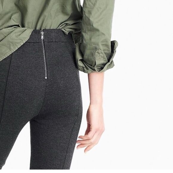 J. Crew Pixie Pants in Charcoal Grey Size M Tall - Picture 5 of 14